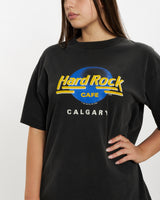 Vintage 1989 Hard Rock Cafe 'Calgary' Tee <br>M , The Real Deal , newtown, sydney, australia, thrift store, opshop, preloved, secondhand, sustainable, retro, antique, 70s, 80s, 90s, 2000s, 00s, fashion, clothing, streetwear, trendy, garment, style, boutique, store, shop, archive, sale, cheap, best, top