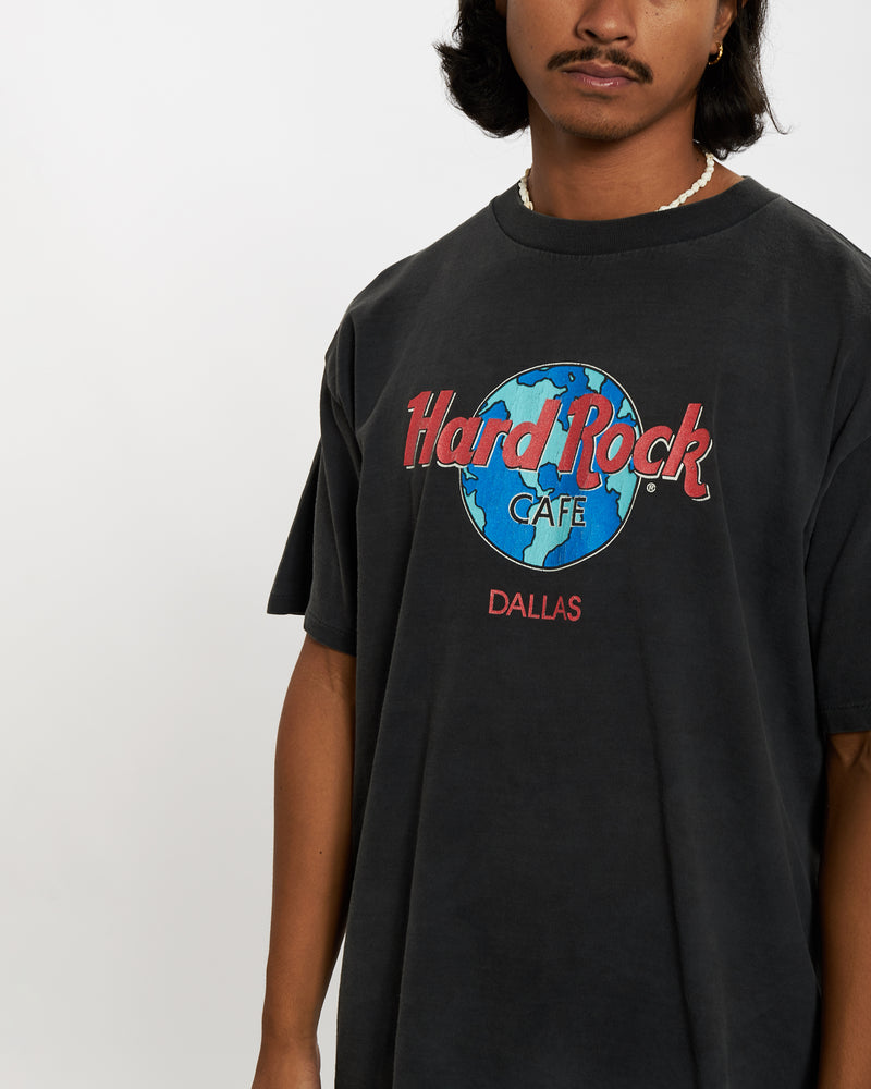 Vintage 90s Hard Rock Cafe 'Dallas' Tee <br>L , The Real Deal , newtown, sydney, australia, thrift store, opshop, preloved, secondhand, sustainable, retro, antique, 70s, 80s, 90s, 2000s, 00s, fashion, clothing, streetwear, trendy, garment, style, boutique, store, shop, archive, sale, cheap, best, top