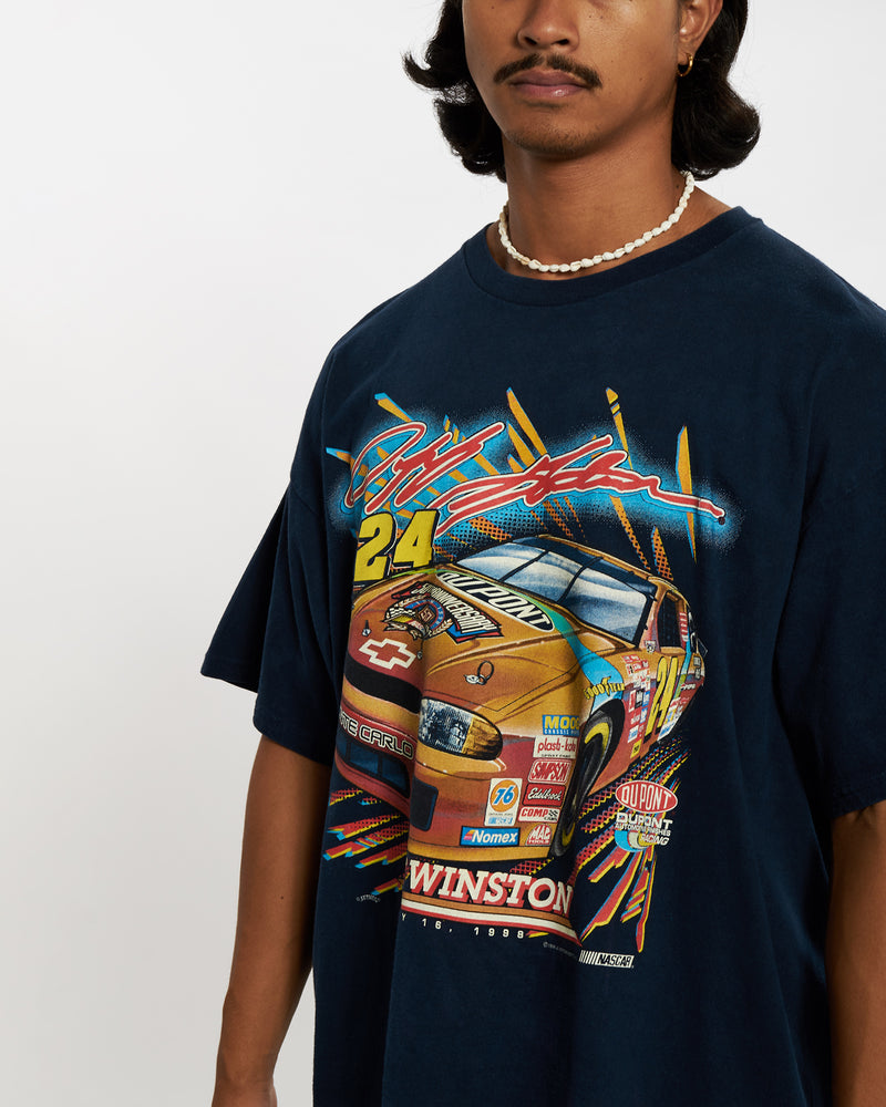 Vintage 1998 NASCAR Tee <br>L , The Real Deal , newtown, sydney, australia, thrift store, opshop, preloved, secondhand, sustainable, retro, antique, 70s, 80s, 90s, 2000s, 00s, fashion, clothing, streetwear, trendy, garment, style, boutique, store, shop, archive, sale, cheap, best, top