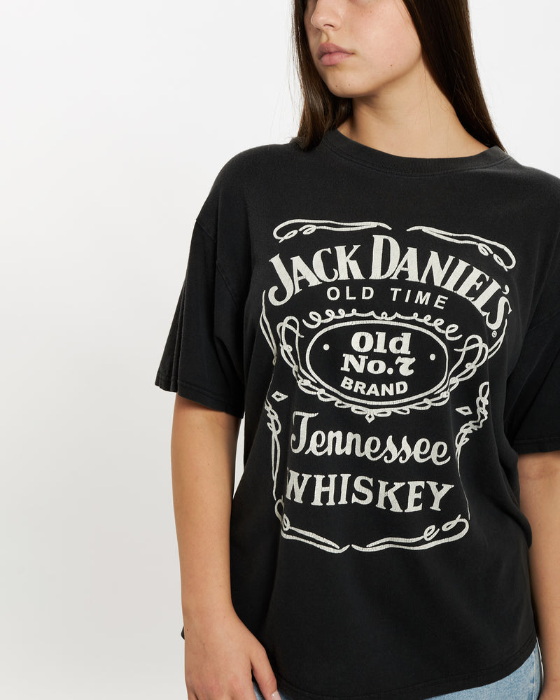 Vintage 90s Jack Daniels Tee <br>M , The Real Deal , newtown, sydney, australia, thrift store, opshop, preloved, secondhand, sustainable, retro, antique, 70s, 80s, 90s, 2000s, 00s, fashion, clothing, streetwear, trendy, garment, style, boutique, store, shop, archive, sale, cheap, best, top