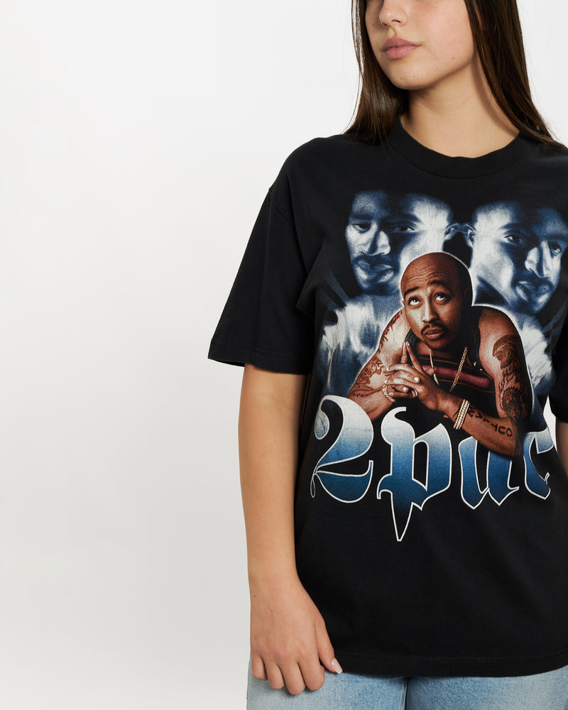 Vintage 2Pac Tee <br>M , The Real Deal , newtown, sydney, australia, thrift store, opshop, preloved, secondhand, sustainable, retro, antique, 70s, 80s, 90s, 2000s, 00s, fashion, clothing, streetwear, trendy, garment, style, boutique, store, shop, archive, sale, cheap, best, top