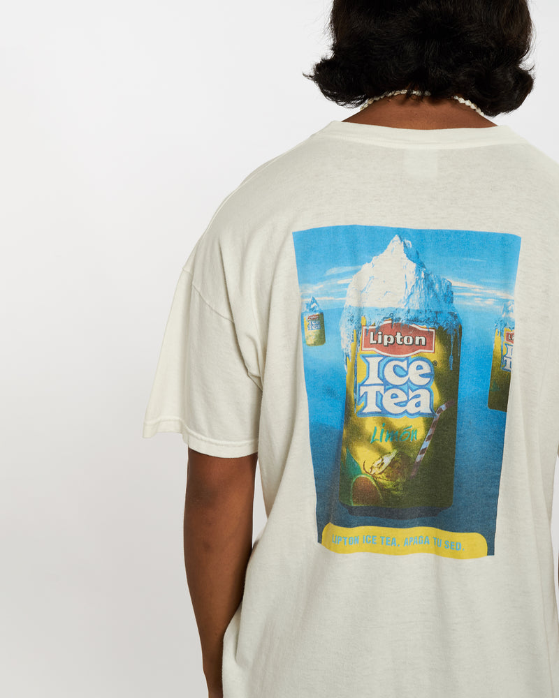 Vintage 90s Lipton Iced Tee Tee <br>L , The Real Deal , newtown, sydney, australia, thrift store, opshop, preloved, secondhand, sustainable, retro, antique, 70s, 80s, 90s, 2000s, 00s, fashion, clothing, streetwear, trendy, garment, style, boutique, store, shop, archive, sale, cheap, best, top