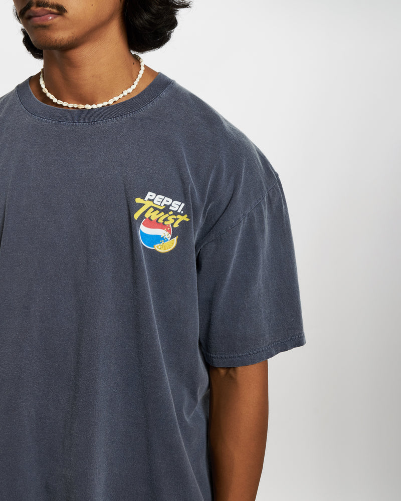 Vintage 90s Pepsi Twist Tee <br>L , The Real Deal , newtown, sydney, australia, thrift store, opshop, preloved, secondhand, sustainable, retro, antique, 70s, 80s, 90s, 2000s, 00s, fashion, clothing, streetwear, trendy, garment, style, boutique, store, shop, archive, sale, cheap, best, top