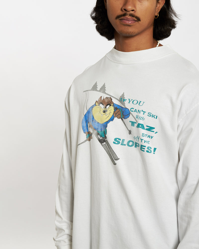 1991 Looney Tunes Taz Devil Long Sleeve Tee <br>L