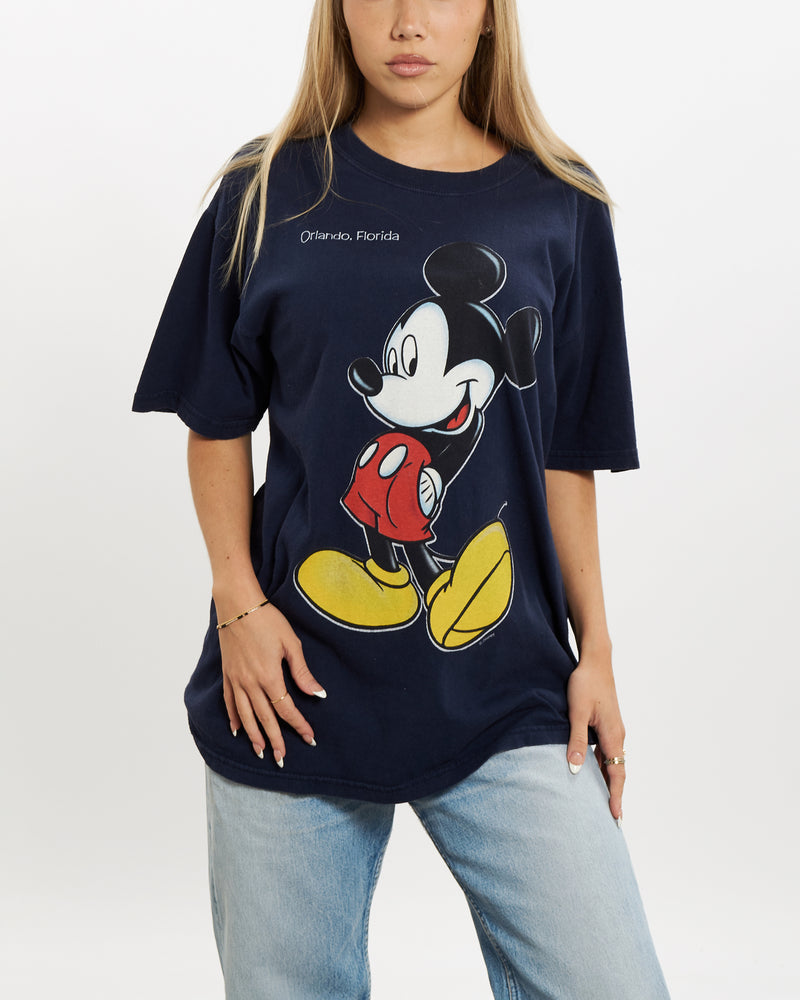 Vintage Disney Mickey Mouse 'Florida' Tee <br>S , The Real Deal , newtown, sydney, australia, thrift store, opshop, preloved, secondhand, sustainable, retro, antique, 70s, 80s, 90s, 2000s, 00s, fashion, clothing, streetwear, trendy, garment, style, boutique, store, shop, archive, sale, cheap, best, top