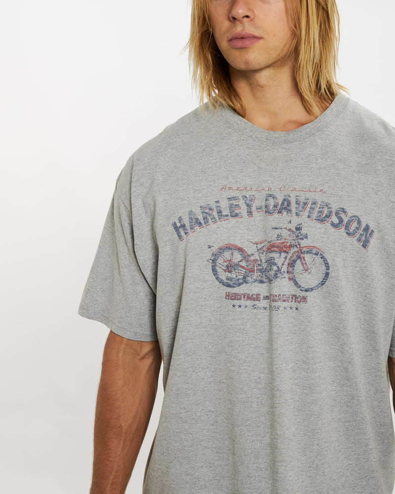 Vintage Harley Davidson Tee <br>XL , The Real Deal , newtown, sydney, australia, thrift store, opshop, preloved, secondhand, sustainable, retro, antique, 70s, 80s, 90s, 2000s, 00s, fashion, clothing, streetwear, trendy, garment, style, boutique, store, shop, archive, sale, cheap, best, top