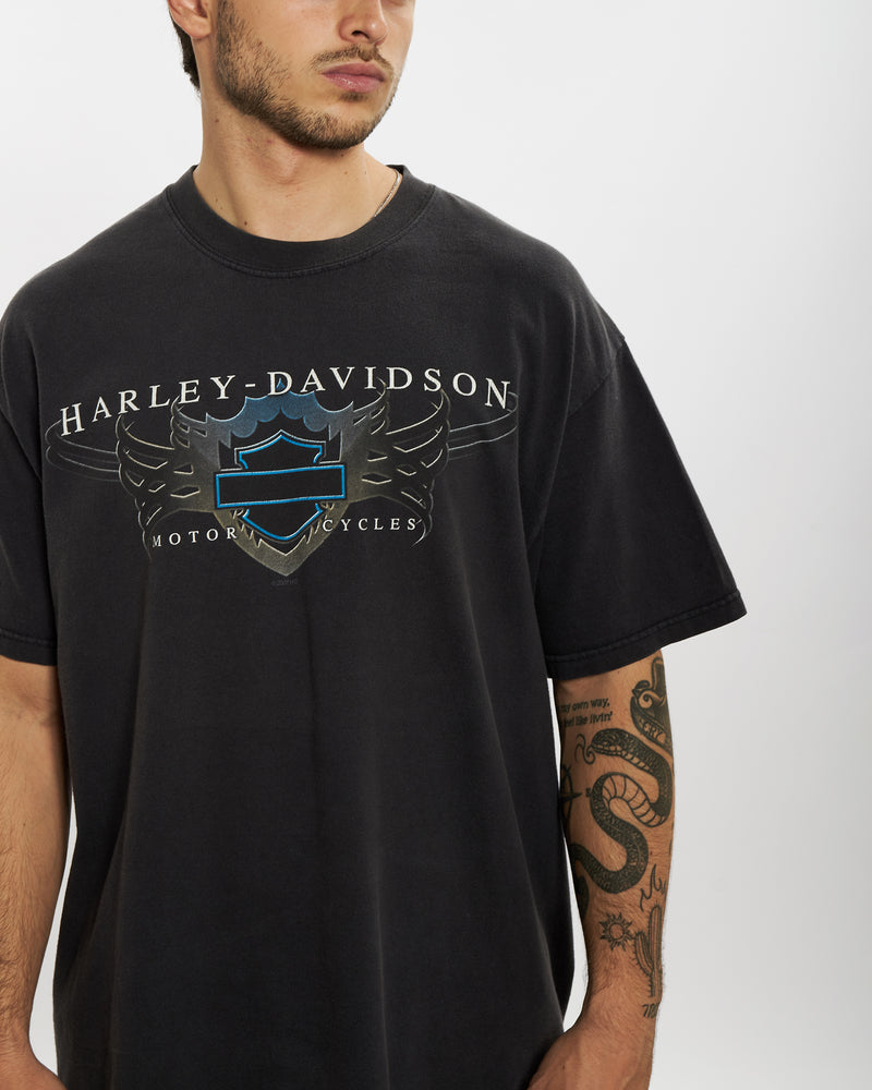 Vintage Harley Davidson Tee <br>L , The Real Deal , newtown, sydney, australia, thrift store, opshop, preloved, secondhand, sustainable, retro, antique, 70s, 80s, 90s, 2000s, 00s, fashion, clothing, streetwear, trendy, garment, style, boutique, store, shop, archive, sale, cheap, best, top