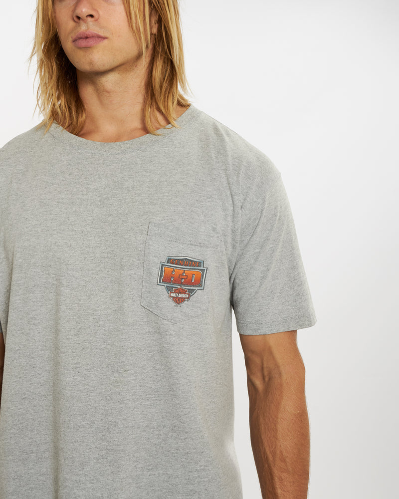 Vintage Harley Davidson Tee <br>XL , The Real Deal , newtown, sydney, australia, thrift store, opshop, preloved, secondhand, sustainable, retro, antique, 70s, 80s, 90s, 2000s, 00s, fashion, clothing, streetwear, trendy, garment, style, boutique, store, shop, archive, sale, cheap, best, top