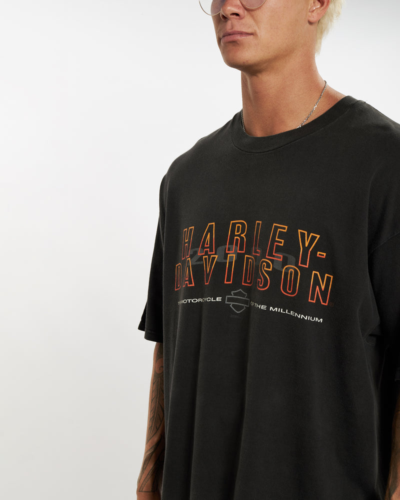 Vintage 1999 Harley Davidson Tee <br>XL , The Real Deal , newtown, sydney, australia, thrift store, opshop, preloved, secondhand, sustainable, retro, antique, 70s, 80s, 90s, 2000s, 00s, fashion, clothing, streetwear, trendy, garment, style, boutique, store, shop, archive, sale, cheap, best, top