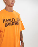 Vintage Harley Davidson Tee <br>XL , The Real Deal , newtown, sydney, australia, thrift store, opshop, preloved, secondhand, sustainable, retro, antique, 70s, 80s, 90s, 2000s, 00s, fashion, clothing, streetwear, trendy, garment, style, boutique, store, shop, archive, sale, cheap, best, top