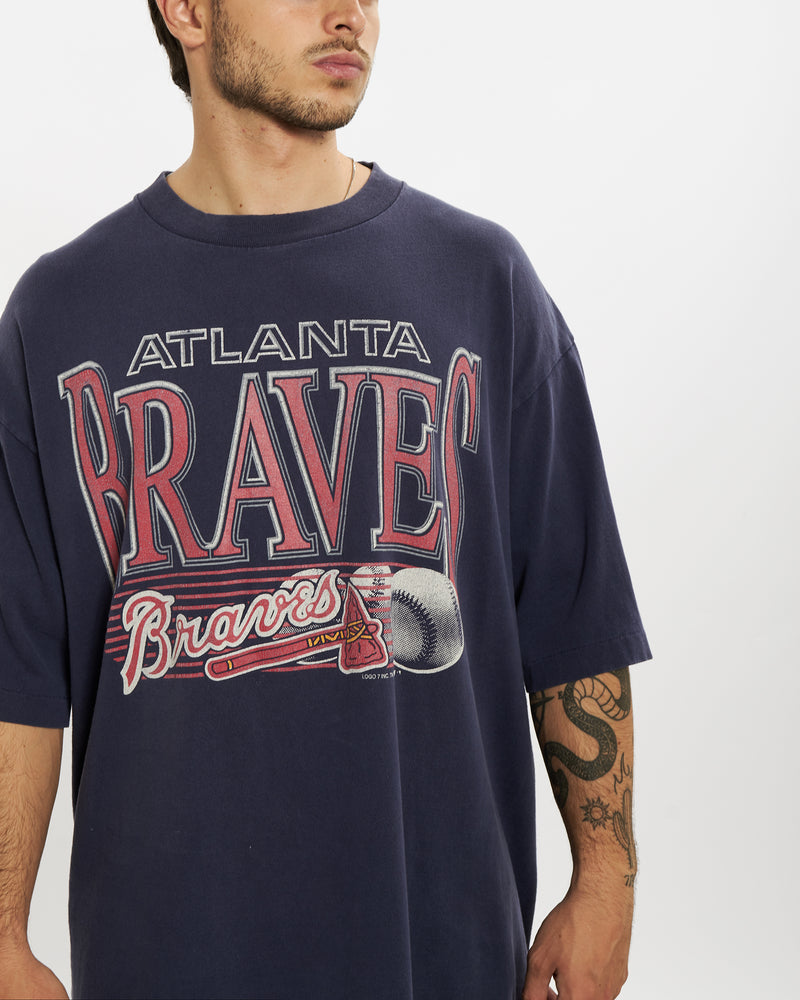 Vintage 1993 MLB Atlanta Braves Tee <br>L , The Real Deal , newtown, sydney, australia, thrift store, opshop, preloved, secondhand, sustainable, retro, antique, 70s, 80s, 90s, 2000s, 00s, fashion, clothing, streetwear, trendy, garment, style, boutique, store, shop, archive, sale, cheap, best, top