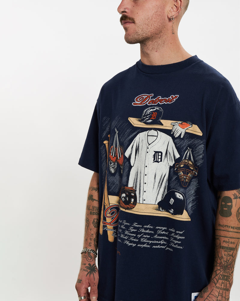 Vintage 1992 MLB Detroit Tigers Tee <br>L , The Real Deal , newtown, sydney, australia, thrift store, opshop, preloved, secondhand, sustainable, retro, antique, 70s, 80s, 90s, 2000s, 00s, fashion, clothing, streetwear, trendy, garment, style, boutique, store, shop, archive, sale, cheap, best, top