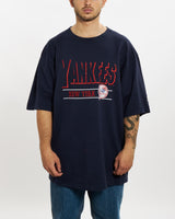 Vintage 90s MLB New York Yankees Tee <br>XL , The Real Deal , newtown, sydney, australia, thrift store, opshop, preloved, secondhand, sustainable, retro, antique, 70s, 80s, 90s, 2000s, 00s, fashion, clothing, streetwear, trendy, garment, style, boutique, store, shop, archive, sale, cheap, best, top