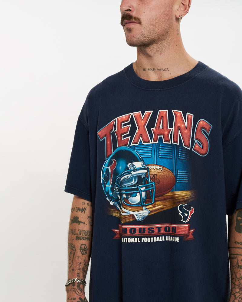 Vintage NFL Houston Texans Tee <br>L , The Real Deal , newtown, sydney, australia, thrift store, opshop, preloved, secondhand, sustainable, retro, antique, 70s, 80s, 90s, 2000s, 00s, fashion, clothing, streetwear, trendy, garment, style, boutique, store, shop, archive, sale, cheap, best, top