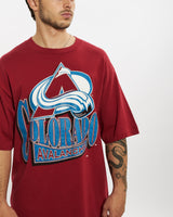 Vintage 90s NHL Colorado Avalanche Tee <br>L , The Real Deal , newtown, sydney, australia, thrift store, opshop, preloved, secondhand, sustainable, retro, antique, 70s, 80s, 90s, 2000s, 00s, fashion, clothing, streetwear, trendy, garment, style, boutique, store, shop, archive, sale, cheap, best, top