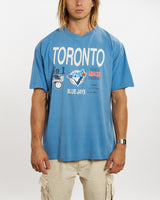 Vintage 1990 MLB Toronto Blue Jays Tee <br>XL , The Real Deal , newtown, sydney, australia, thrift store, opshop, preloved, secondhand, sustainable, retro, antique, 70s, 80s, 90s, 2000s, 00s, fashion, clothing, streetwear, trendy, garment, style, boutique, store, shop, archive, sale, cheap, best, top