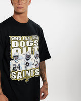 Vintage 90s NFL New Orleans Saints Tee <br>XL , The Real Deal , newtown, sydney, australia, thrift store, opshop, preloved, secondhand, sustainable, retro, antique, 70s, 80s, 90s, 2000s, 00s, fashion, clothing, streetwear, trendy, garment, style, boutique, store, shop, archive, sale, cheap, best, top