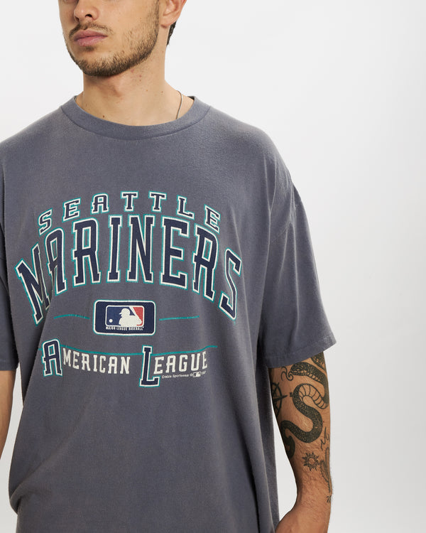 Vintage 1997 MLB Seattle Mariners Tee <br>L , The Real Deal , newtown, sydney, australia, thrift store, opshop, preloved, secondhand, sustainable, retro, antique, 70s, 80s, 90s, 2000s, 00s, fashion, clothing, streetwear, trendy, garment, style, boutique, store, shop, archive, sale, cheap, best, top