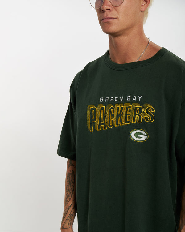 Vintage 90s NFL Green Bay Packers Tee <br>XXL , The Real Deal , newtown, sydney, australia, thrift store, opshop, preloved, secondhand, sustainable, retro, antique, 70s, 80s, 90s, 2000s, 00s, fashion, clothing, streetwear, trendy, garment, style, boutique, store, shop, archive, sale, cheap, best, top