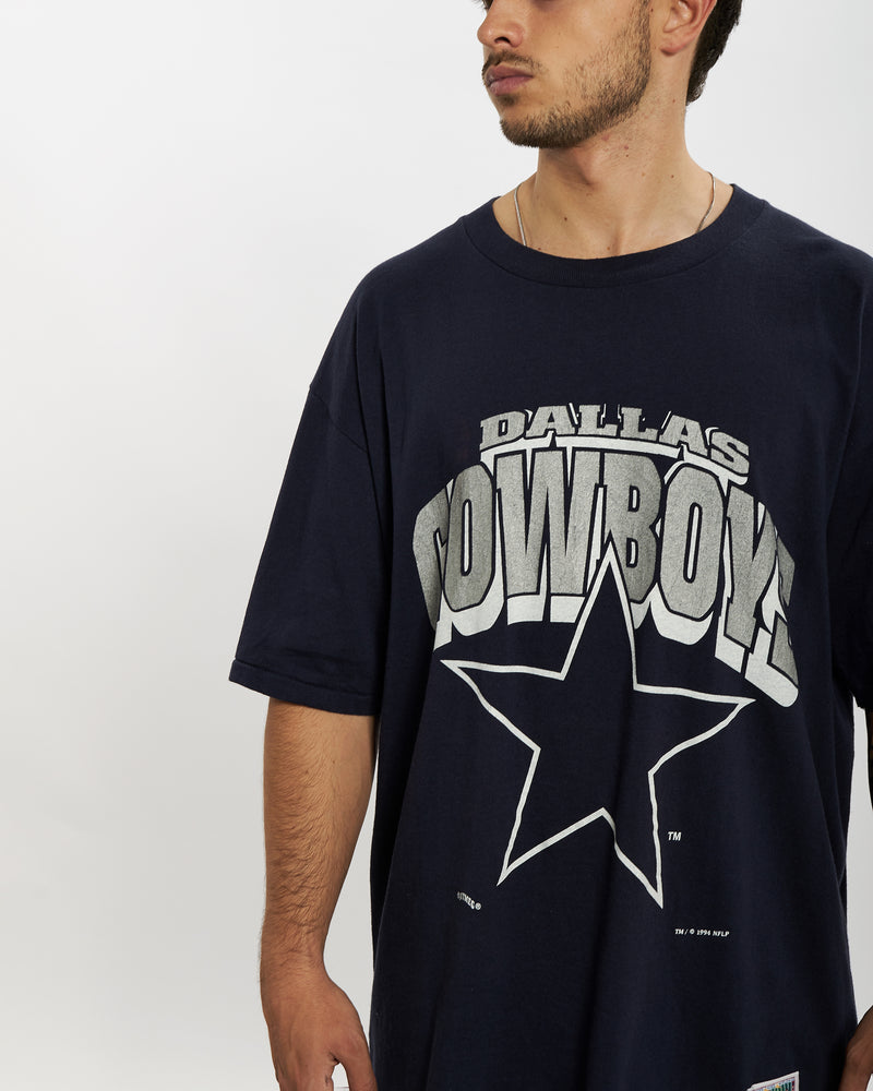 Vintage 1994 NFL Dallas Cowboys Tee <br>L , The Real Deal , newtown, sydney, australia, thrift store, opshop, preloved, secondhand, sustainable, retro, antique, 70s, 80s, 90s, 2000s, 00s, fashion, clothing, streetwear, trendy, garment, style, boutique, store, shop, archive, sale, cheap, best, top