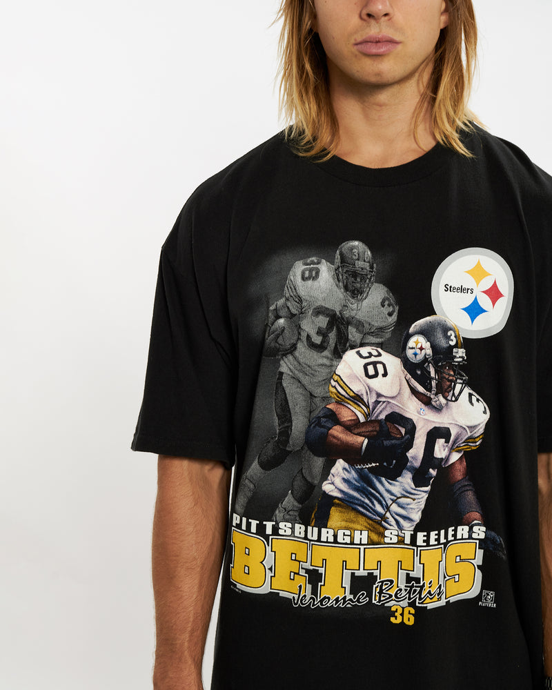 Vintage 90s NFL Pittsburgh Steelers Tee <br>XL , The Real Deal , newtown, sydney, australia, thrift store, opshop, preloved, secondhand, sustainable, retro, antique, 70s, 80s, 90s, 2000s, 00s, fashion, clothing, streetwear, trendy, garment, style, boutique, store, shop, archive, sale, cheap, best, top