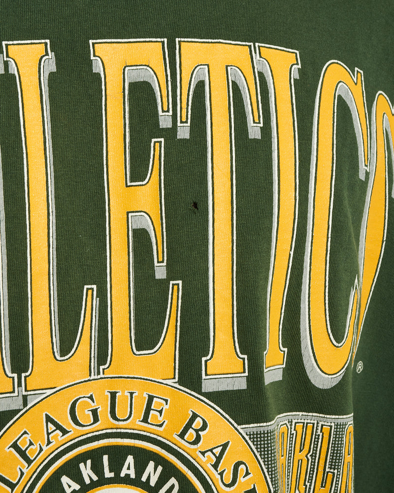 Vintage 1996 MLB Oakland Athletics Tee <br>XL , The Real Deal , newtown, sydney, australia, thrift store, opshop, preloved, secondhand, sustainable, retro, antique, 70s, 80s, 90s, 2000s, 00s, fashion, clothing, streetwear, trendy, garment, style, boutique, store, shop, archive, sale, cheap, best, top