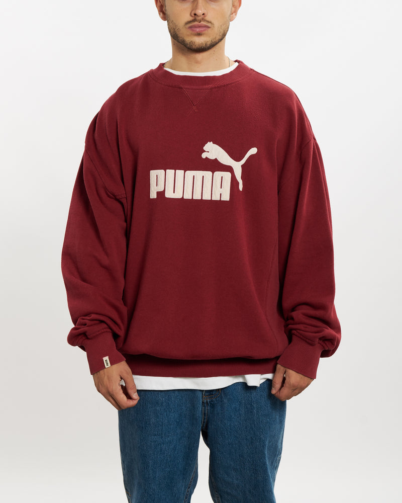 Vintage 90s Puma Sweatshirt <br>L , The Real Deal , newtown, sydney, australia, thrift store, opshop, preloved, secondhand, sustainable, retro, antique, 70s, 80s, 90s, 2000s, 00s, fashion, clothing, streetwear, trendy, garment, style, boutique, store, shop, archive, sale, cheap, best, top