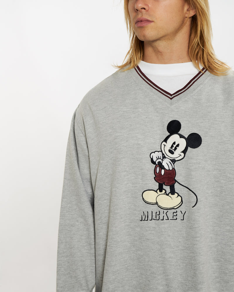 Vintage Disney Mickey Mouse Sweatshirt <br>XL , The Real Deal , newtown, sydney, australia, thrift store, opshop, preloved, secondhand, sustainable, retro, antique, 70s, 80s, 90s, 2000s, 00s, fashion, clothing, streetwear, trendy, garment, style, boutique, store, shop, archive, sale, cheap, best, top