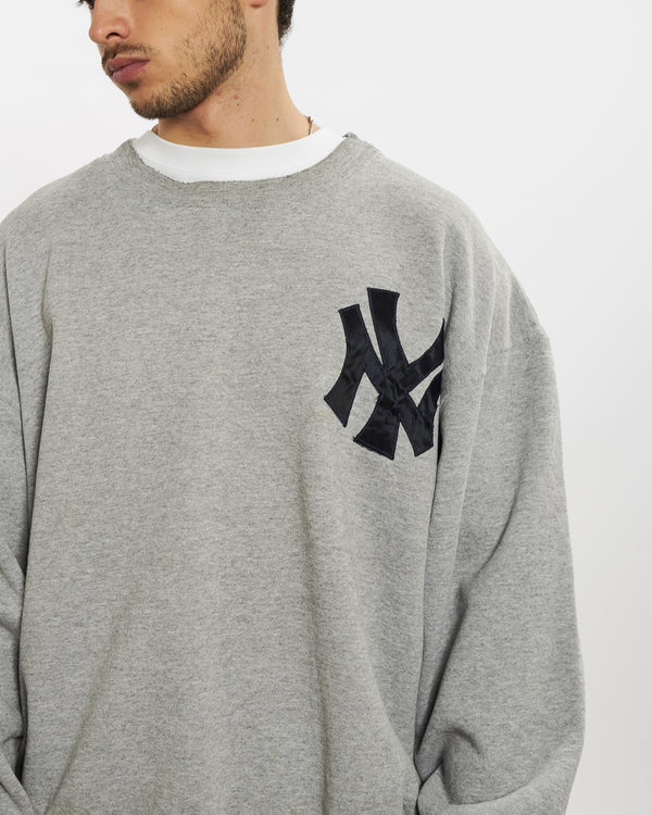 Vintage 90s MLB New York Yankees Sweatshirt <br>L , The Real Deal , newtown, sydney, australia, thrift store, opshop, preloved, secondhand, sustainable, retro, antique, 70s, 80s, 90s, 2000s, 00s, fashion, clothing, streetwear, trendy, garment, style, boutique, store, shop, archive, sale, cheap, best, top