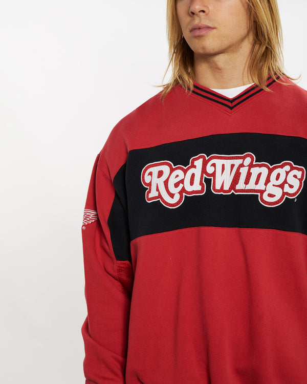 Vintage 90s NHL Detroit Red Wings Sweatshirt <br>L , The Real Deal , newtown, sydney, australia, thrift store, opshop, preloved, secondhand, sustainable, retro, antique, 70s, 80s, 90s, 2000s, 00s, fashion, clothing, streetwear, trendy, garment, style, boutique, store, shop, archive, sale, cheap, best, top