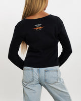 Vintage Harley Davidson Long Sleeve Tee <br>XS , The Real Deal , newtown, sydney, australia, thrift store, opshop, preloved, secondhand, sustainable, retro, antique, 70s, 80s, 90s, 2000s, 00s, fashion, clothing, streetwear, trendy, garment, style, boutique, store, shop, archive, sale, cheap, best, top