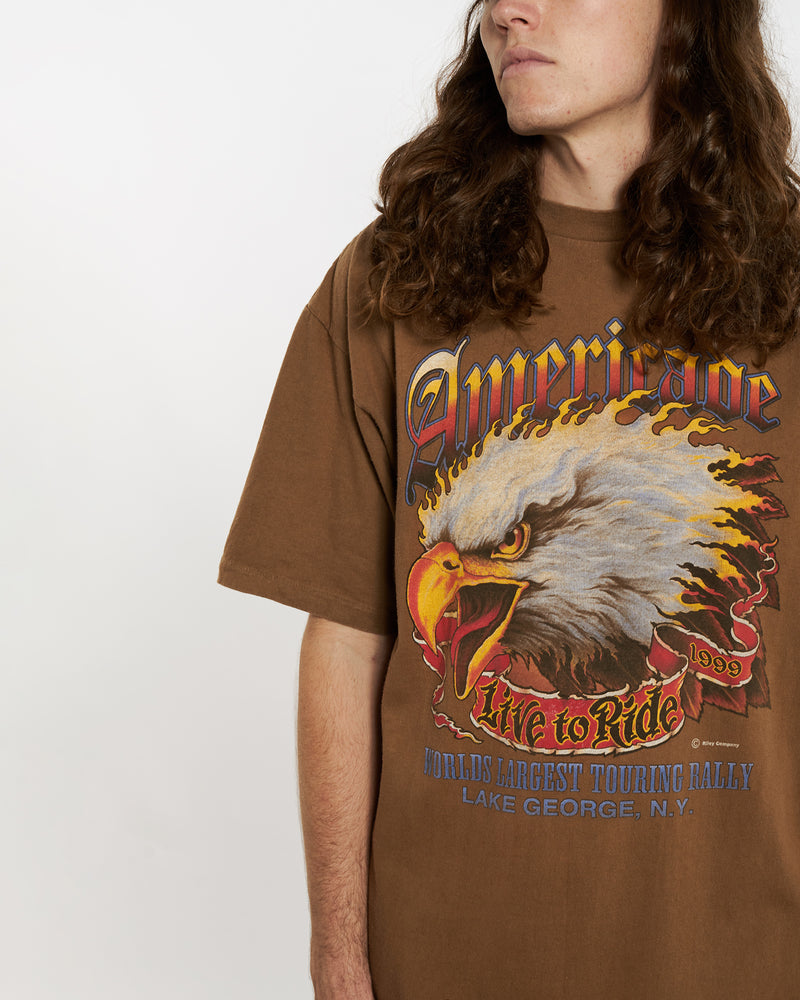 Vintage 1999 Americade 'Live to Ride' Tee <br>XL