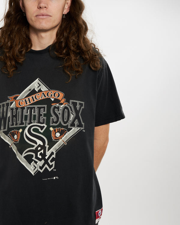 Vintage 1992 MLB Chicago White Sox Tee <br>XL , The Real Deal , newtown, sydney, australia, thrift store, opshop, preloved, secondhand, sustainable, retro, antique, 70s, 80s, 90s, 2000s, 00s, fashion, clothing, streetwear, trendy, garment, style, boutique, store, shop, archive, sale, cheap, best, top