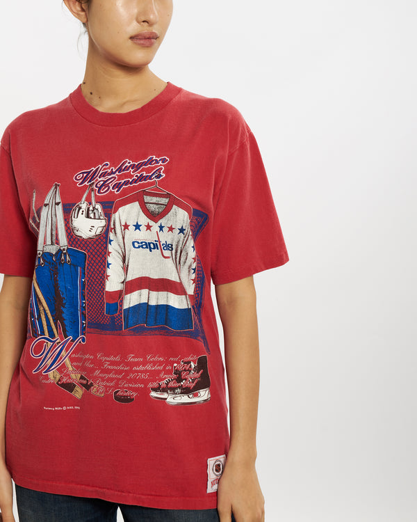 Vintage 1991 NHL Washington Capitals Tee <br>M