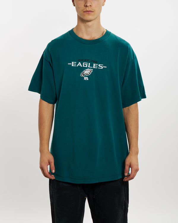 Vintage NFL Philadelphia Eagles Tee <br>L , The Real Deal , newtown, sydney, australia, thrift store, opshop, preloved, secondhand, sustainable, retro, antique, 70s, 80s, 90s, 2000s, 00s, fashion, clothing, streetwear, trendy, garment, style, boutique, store, shop, archive, sale, cheap, best, top