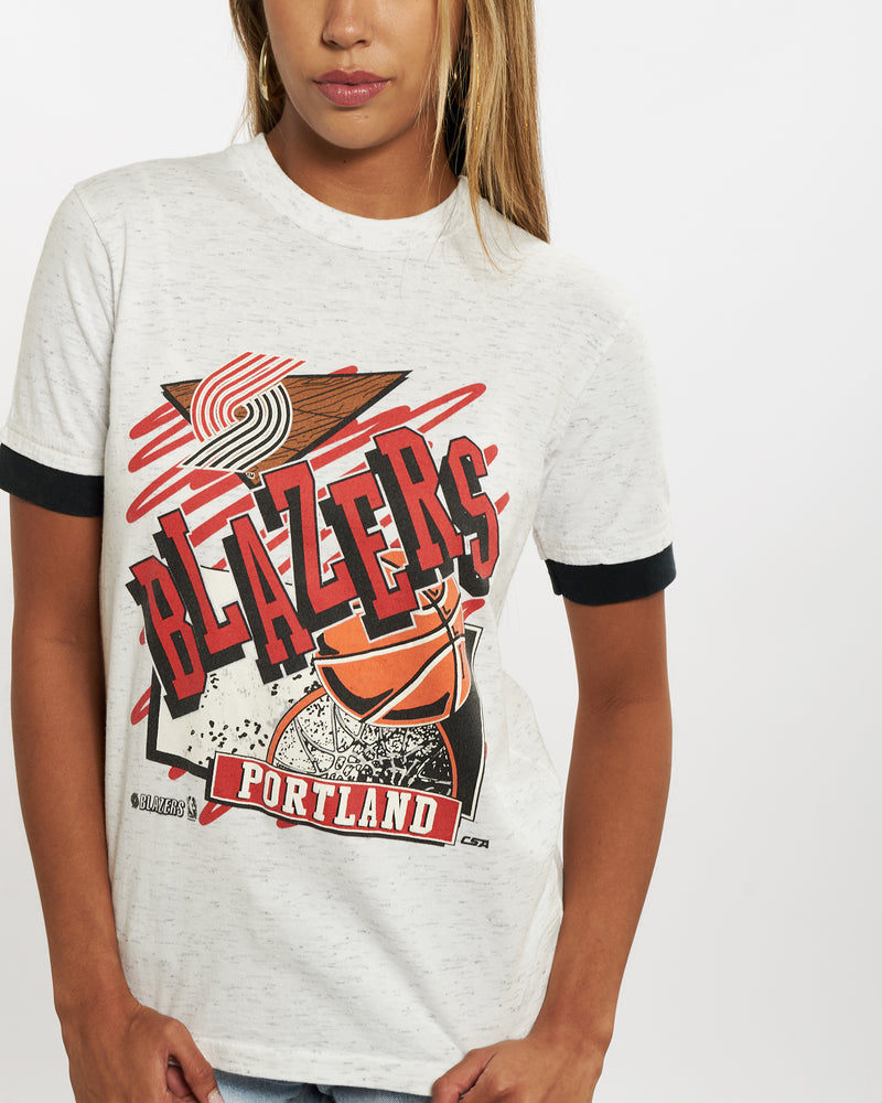 Vintage 90s NBA Portland Blazers Tee <br>XXS