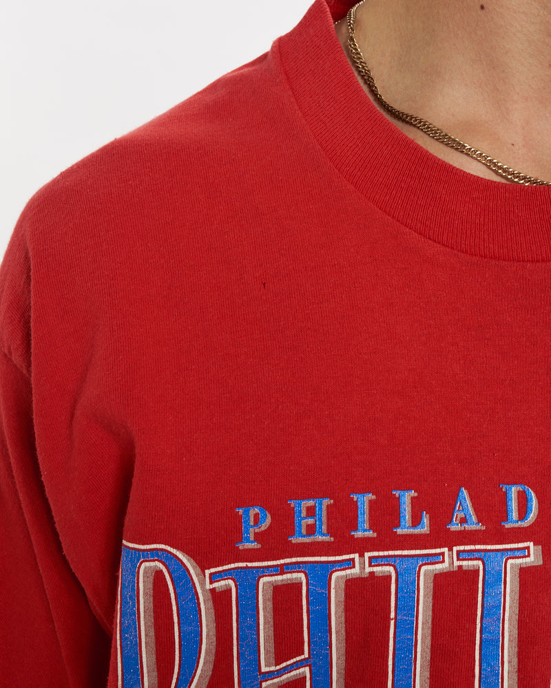 Vintage 1994 MLB Philadelphia Phillies Tee <br>L , The Real Deal , newtown, sydney, australia, thrift store, opshop, preloved, secondhand, sustainable, retro, antique, 70s, 80s, 90s, 2000s, 00s, fashion, clothing, streetwear, trendy, garment, style, boutique, store, shop, archive, sale, cheap, best, top