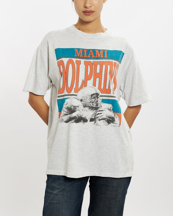 Vintage 90s NFL Miami Dolphins Tee <br>M , The Real Deal , newtown, sydney, australia, thrift store, opshop, preloved, secondhand, sustainable, retro, antique, 70s, 80s, 90s, 2000s, 00s, fashion, clothing, streetwear, trendy, garment, style, boutique, store, shop, archive, sale, cheap, best, top