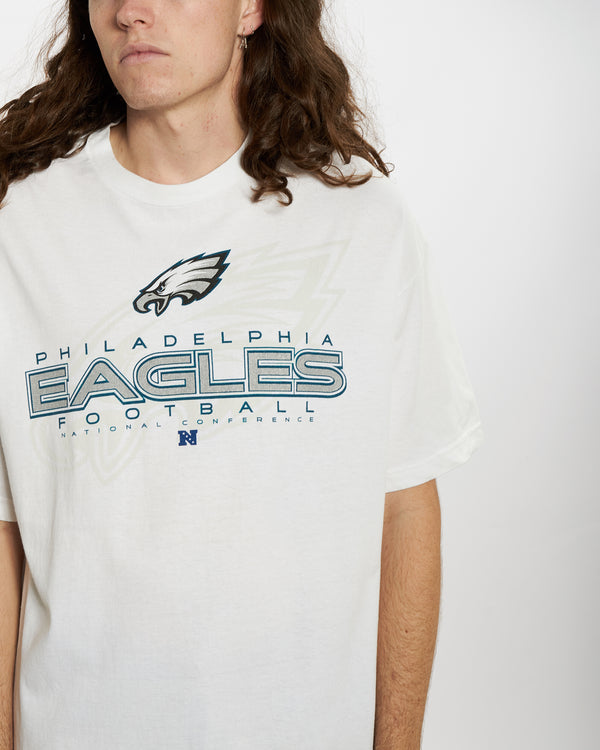 Vintage NFL Philadelphia Eagles Tee <br>XL , The Real Deal , newtown, sydney, australia, thrift store, opshop, preloved, secondhand, sustainable, retro, antique, 70s, 80s, 90s, 2000s, 00s, fashion, clothing, streetwear, trendy, garment, style, boutique, store, shop, archive, sale, cheap, best, top