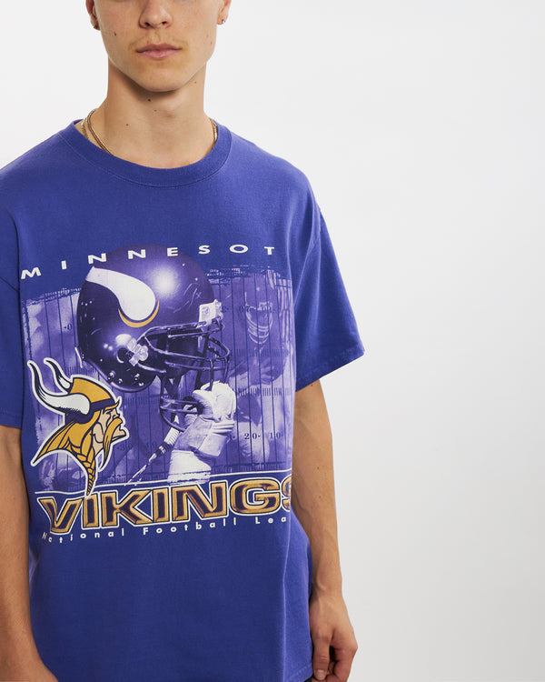 Vintage 90s NFL Minnesota Vikings Tee <br>L