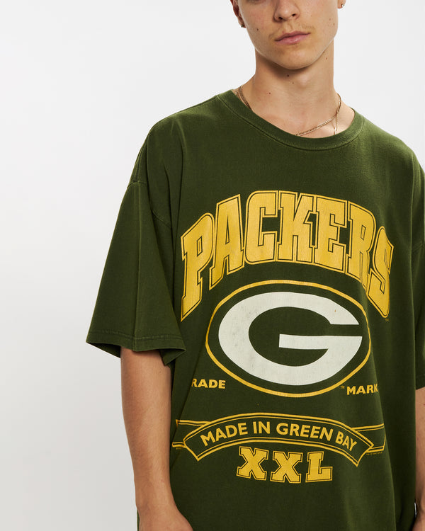 Vintage 1997 NFL Green Bay Packers Tee <br>L , The Real Deal , newtown, sydney, australia, thrift store, opshop, preloved, secondhand, sustainable, retro, antique, 70s, 80s, 90s, 2000s, 00s, fashion, clothing, streetwear, trendy, garment, style, boutique, store, shop, archive, sale, cheap, best, top