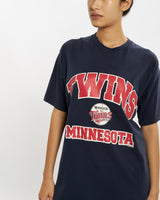 Vintage MLB Minnesota Twins Tee <br>M , The Real Deal , newtown, sydney, australia, thrift store, opshop, preloved, secondhand, sustainable, retro, antique, 70s, 80s, 90s, 2000s, 00s, fashion, clothing, streetwear, trendy, garment, style, boutique, store, shop, archive, sale, cheap, best, top