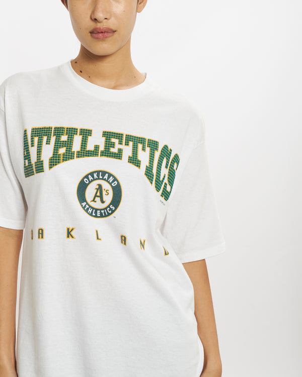 Vintage MLB Oakland Athletics Tee <br>M , The Real Deal , newtown, sydney, australia, thrift store, opshop, preloved, secondhand, sustainable, retro, antique, 70s, 80s, 90s, 2000s, 00s, fashion, clothing, streetwear, trendy, garment, style, boutique, store, shop, archive, sale, cheap, best, top