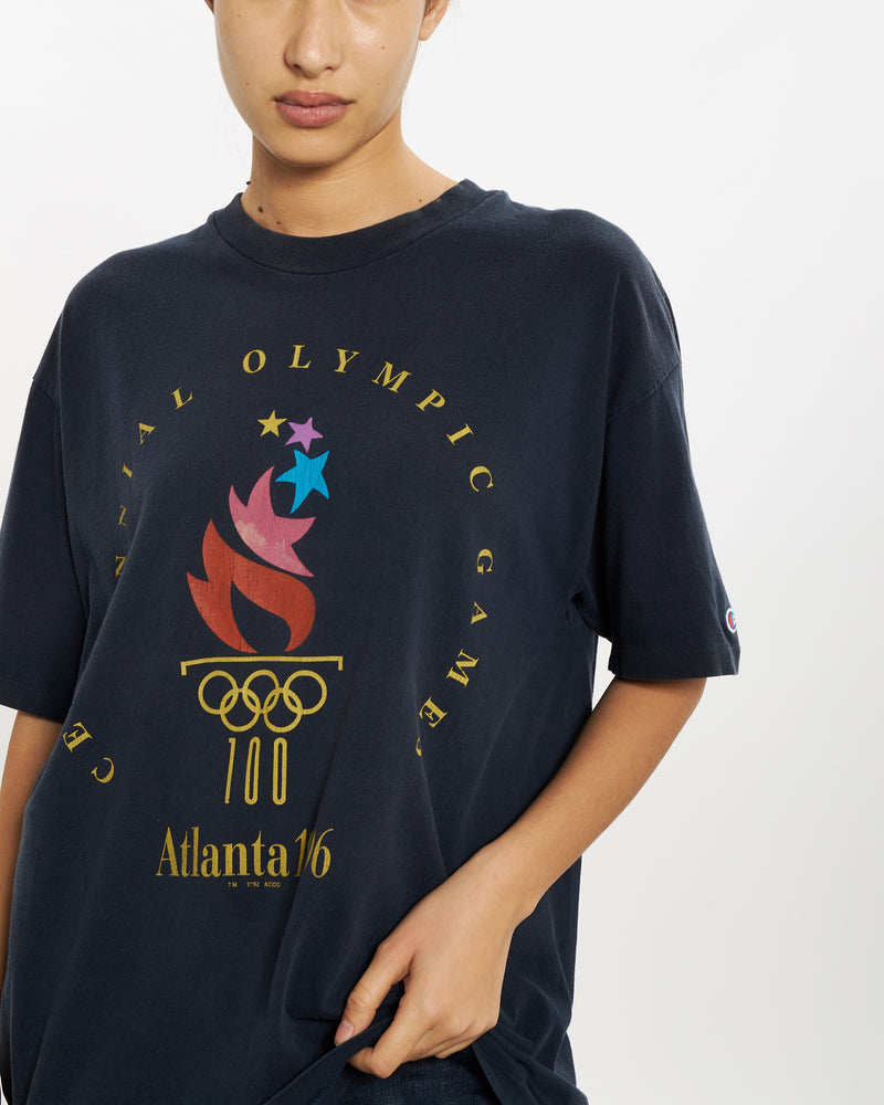 Vintage 1997 Atlanta Olympics Tee <br>M , The Real Deal , newtown, sydney, australia, thrift store, opshop, preloved, secondhand, sustainable, retro, antique, 70s, 80s, 90s, 2000s, 00s, fashion, clothing, streetwear, trendy, garment, style, boutique, store, shop, archive, sale, cheap, best, top