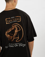 Vintage The Lion King on DVD Tee <br>L , The Real Deal , newtown, sydney, australia, thrift store, opshop, preloved, secondhand, sustainable, retro, antique, 70s, 80s, 90s, 2000s, 00s, fashion, clothing, streetwear, trendy, garment, style, boutique, store, shop, archive, sale, cheap, best, top