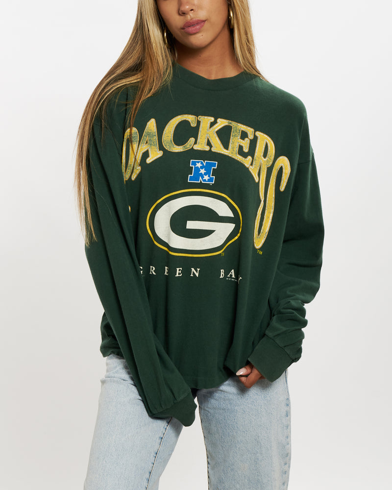 Vintage 1997 NFL Green Bay Packers Long Sleeve Tee <br>XS , The Real Deal , newtown, sydney, australia, thrift store, opshop, preloved, secondhand, sustainable, retro, antique, 70s, 80s, 90s, 2000s, 00s, fashion, clothing, streetwear, trendy, garment, style, boutique, store, shop, archive, sale, cheap, best, top