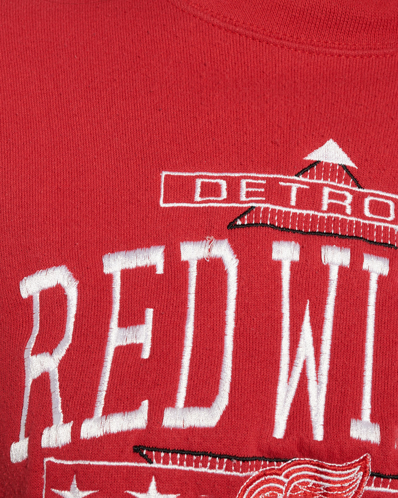 90s NHL Detroit Red Wings Sweatshirt <br>M