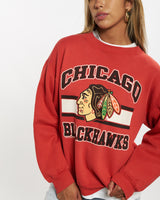 Vintage 1988 NHL Chicago Blackhawks Sweatshirt <br>XS , The Real Deal , newtown, sydney, australia, thrift store, opshop, preloved, secondhand, sustainable, retro, antique, 70s, 80s, 90s, 2000s, 00s, fashion, clothing, streetwear, trendy, garment, style, boutique, store, shop, archive, sale, cheap, best, top