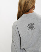 Vintage Harley Davidson Long Sleeve Mock Neck Tee <br>XS