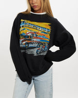 Vintage 80s Highwaymen Motorcycle Sweatshirt <br>XS